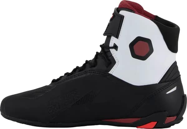 Botas Alpinestars FASTER-4 SHOES Negro Rojo Blanco