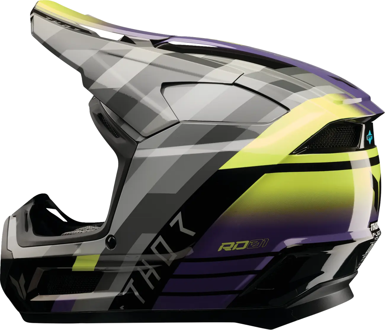 Casco THOR Fleet Infantil Camber Negro Gris