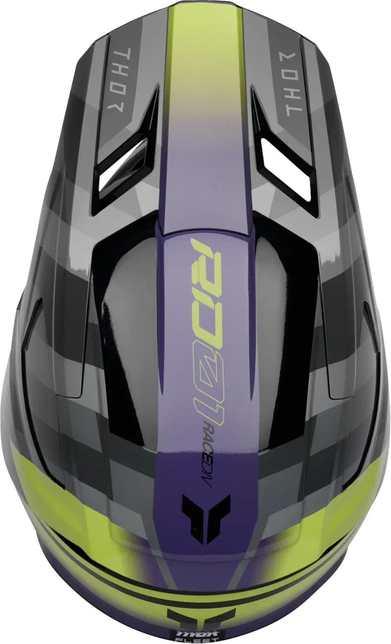 Casco THOR Fleet Infantil Camber Negro Gris