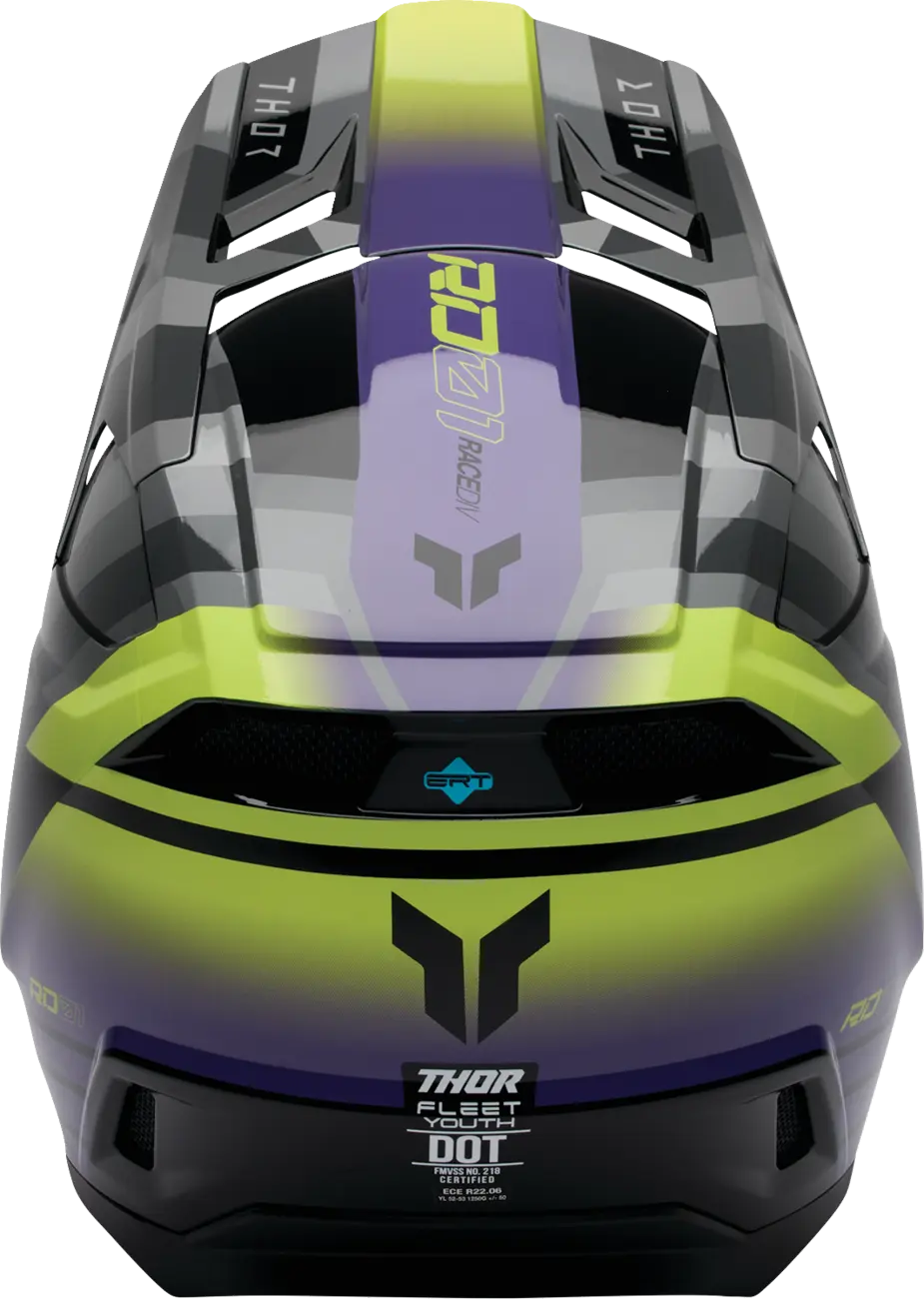 Casco THOR Fleet Infantil Camber Negro Gris