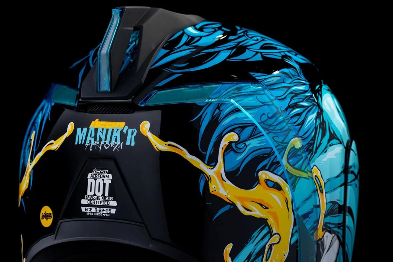 Casco ICON Airflorm MIPS Manik'RR Azul