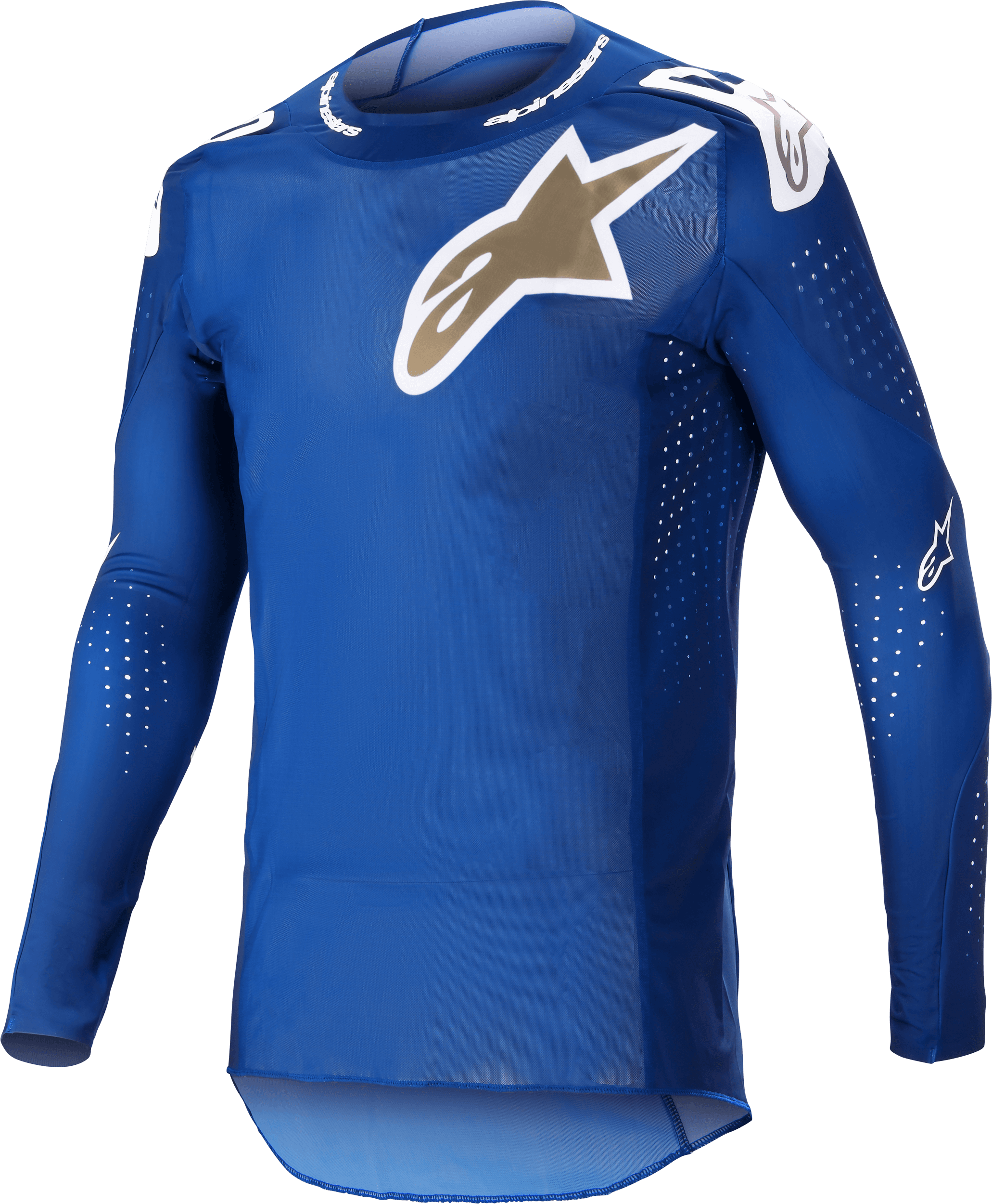 Camiseta Alpinestars Supertech Bruin Ucla Azul Dor image_1