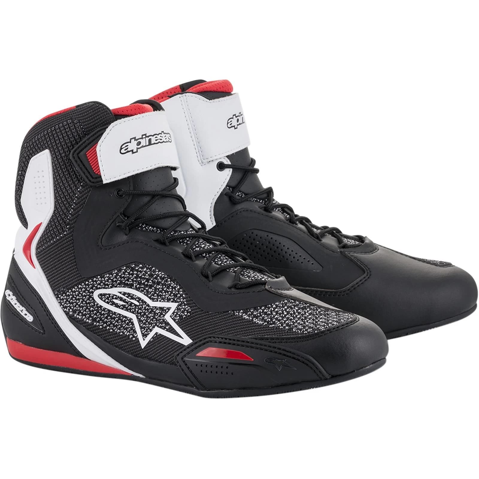 Botas Alpinestars Faster 3 Rideknit Negro Blanco Rojo (2510319) image_1