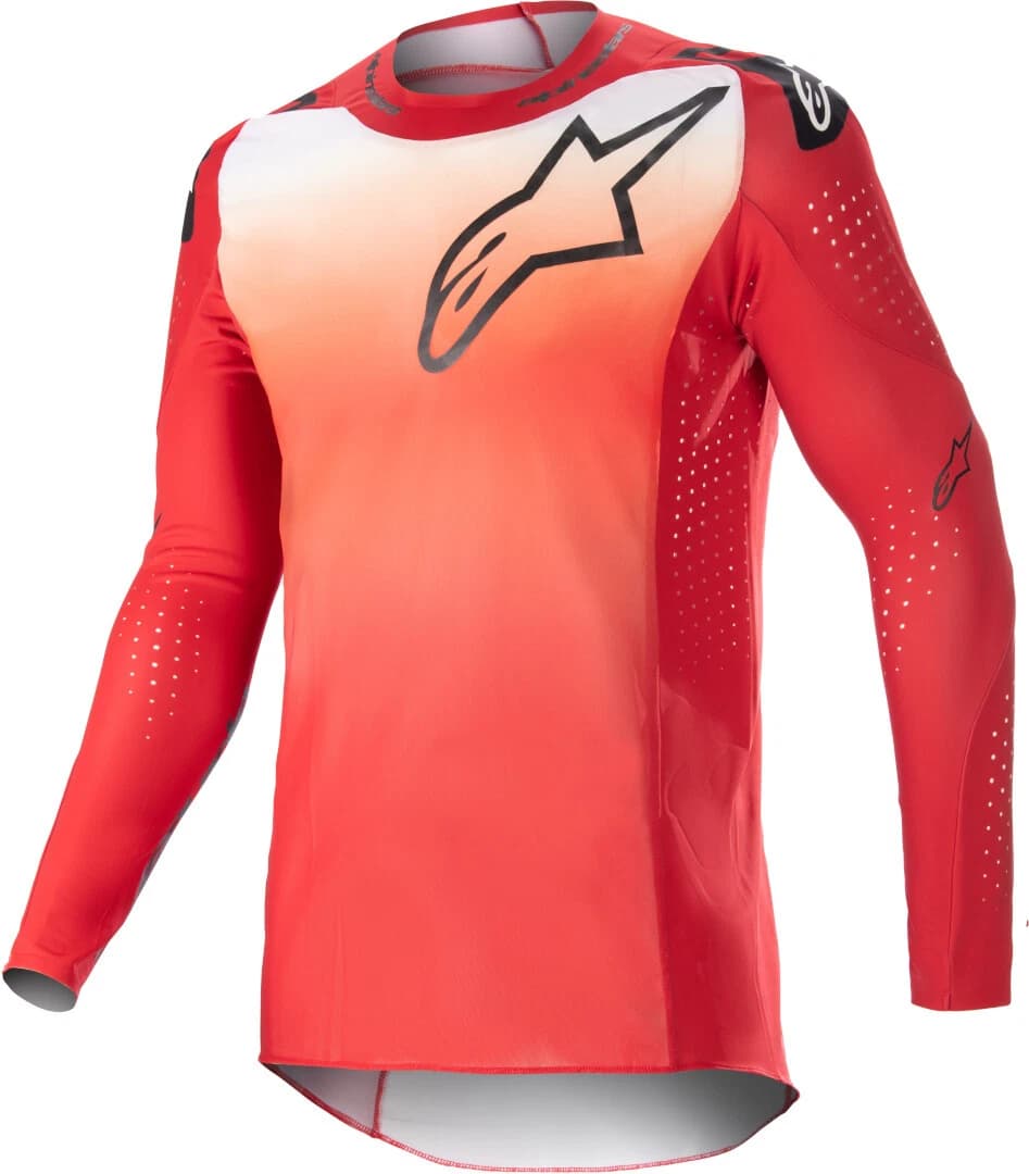 Camiseta Alpinestars Supertech Risen Rojo Blanco-D image_1