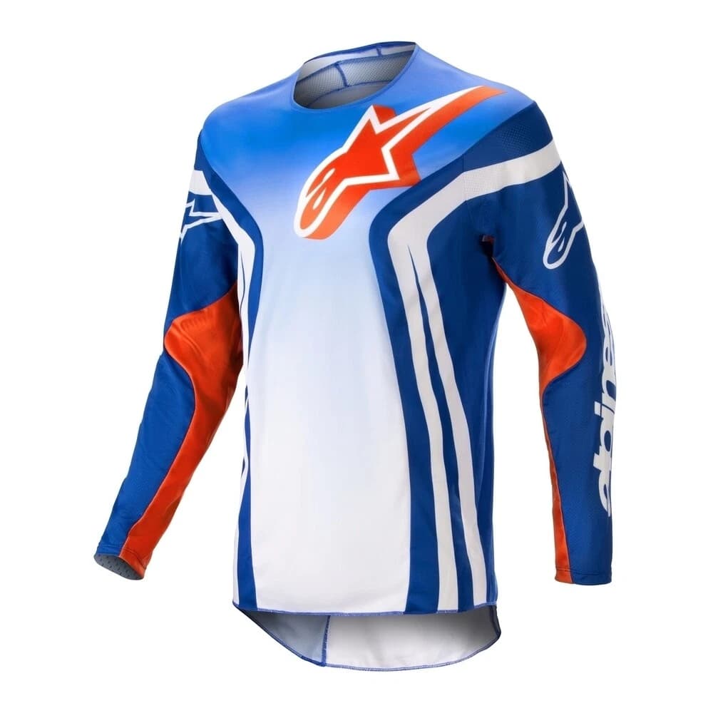 Camiseta Alpinestars Racer Semi Azul Rojo-DESCATAL image_1