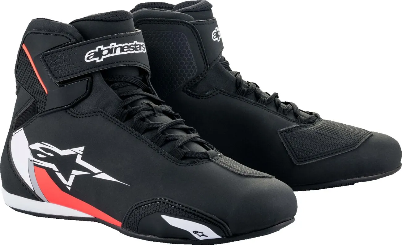 Botas Alpinestars Sektor Negro Blanco Rojo - 25155181231 (Clonado) image_1