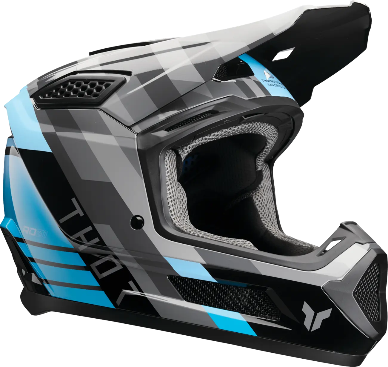 Casco THOR Fleet Camber Negro Turquesa image_1