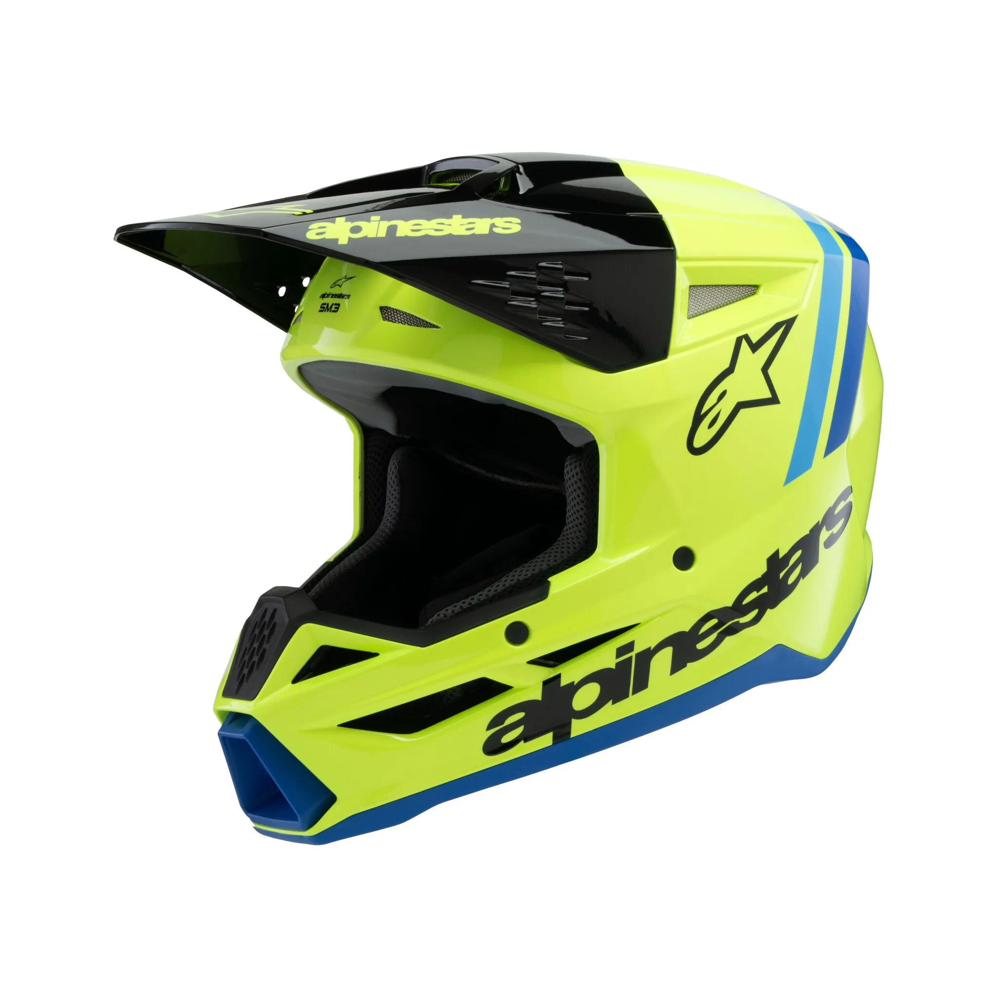 Casco Alpinestars S-M3 Infantil Raidum Amarillo image_1