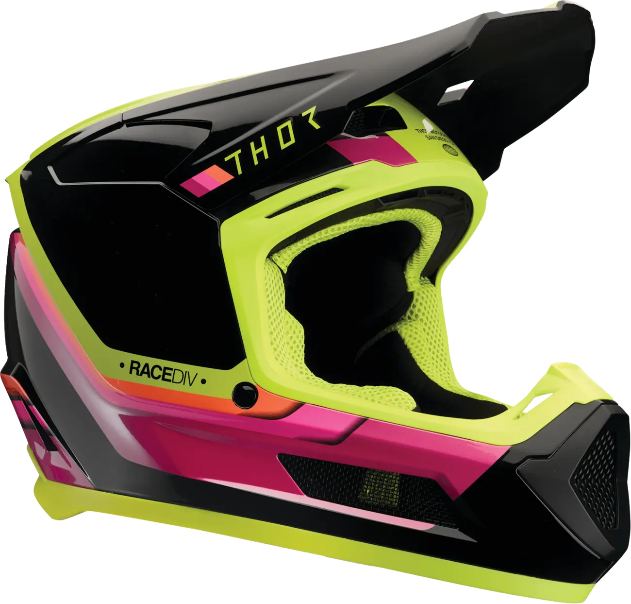Casco THOR Fleet Infantil Defy Negro Amarillo image_1