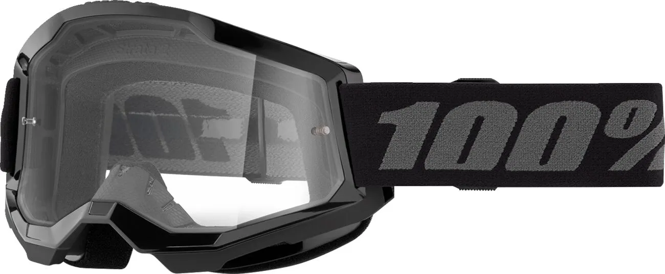 Gafas 100% Strata-2 Negro Transparente image_1