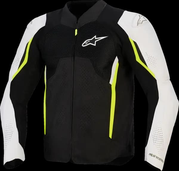 Chaqueta Alpinestars AST Air V3 Negro Gris Amarillo Chaqueta Alpinestars AST Air V3 Negro Gris Amarillo