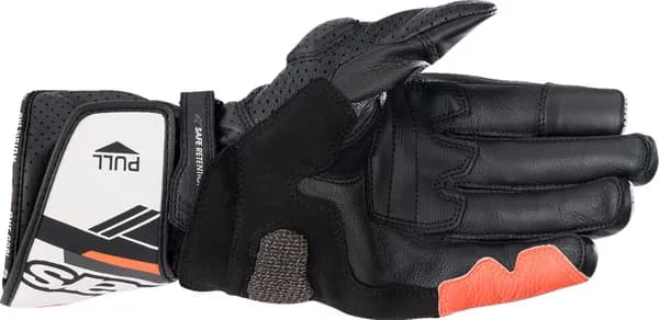 Guantes Alpinestars SP-8 V3 Negro Blanco Rojo Fluo Guantes Alpinestars SP-8 V3 Negro Blanco Rojo Fluo
