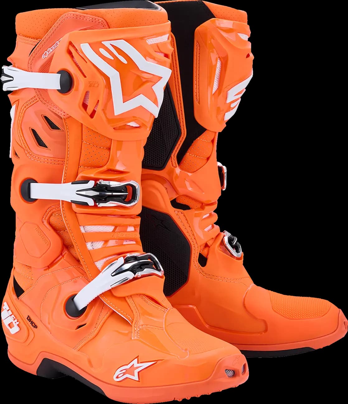 Botas Alpinestars Tech 10 Supervented Naranja Blanco image_1
