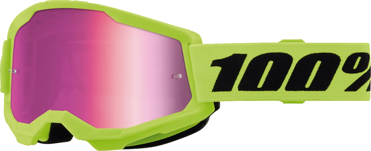 Gafas 100% Strata-2 Infantil Amarillo Espejo image_1