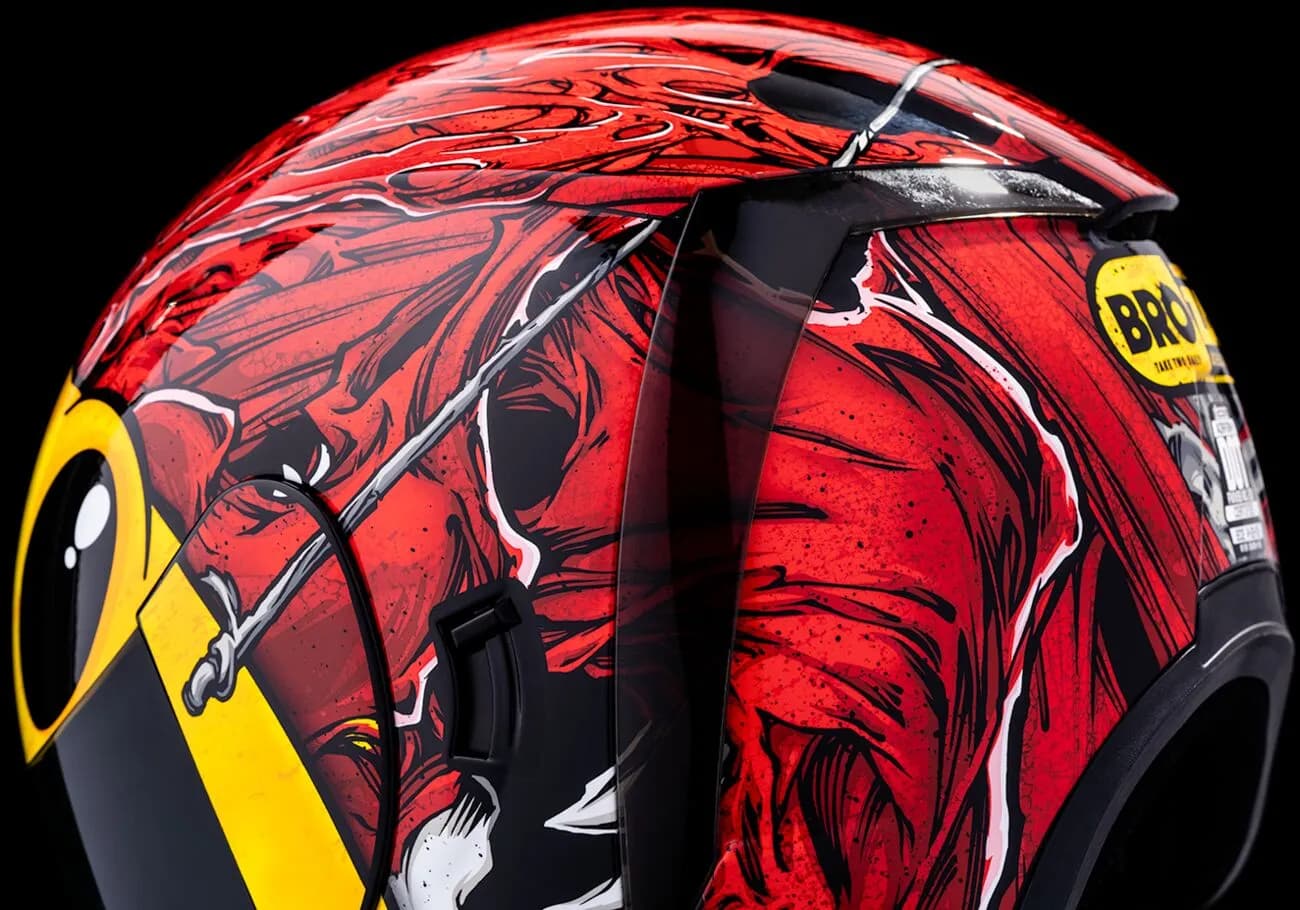 Casco ICON Airform MIPS Brozak Rojo Casco ICON Airform MIPS Brozak Rojo