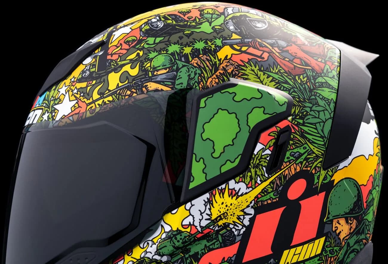 Casco ICON Airflite GP23 Verde Casco ICON Airflite GP23 Verde