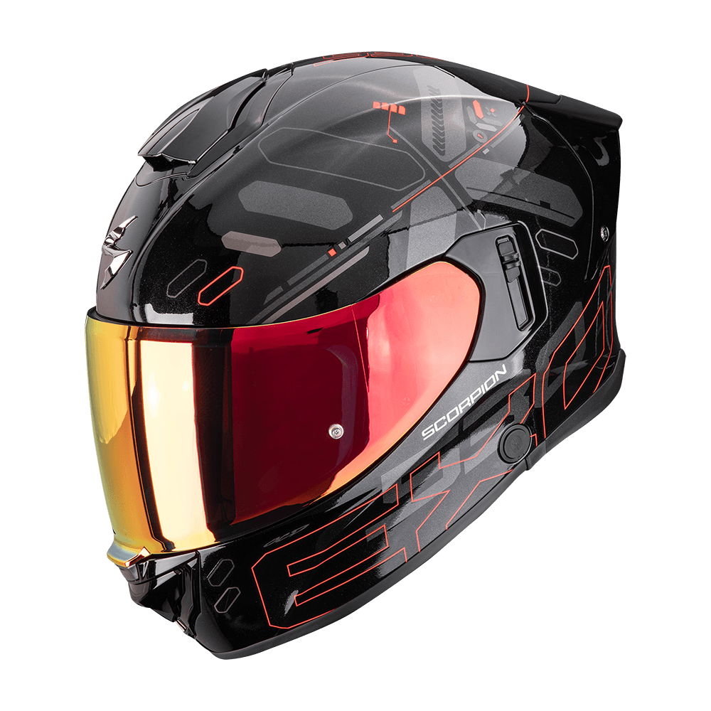 Casco Scorpion EXO-530 Air Fond Negro Rojo image_1