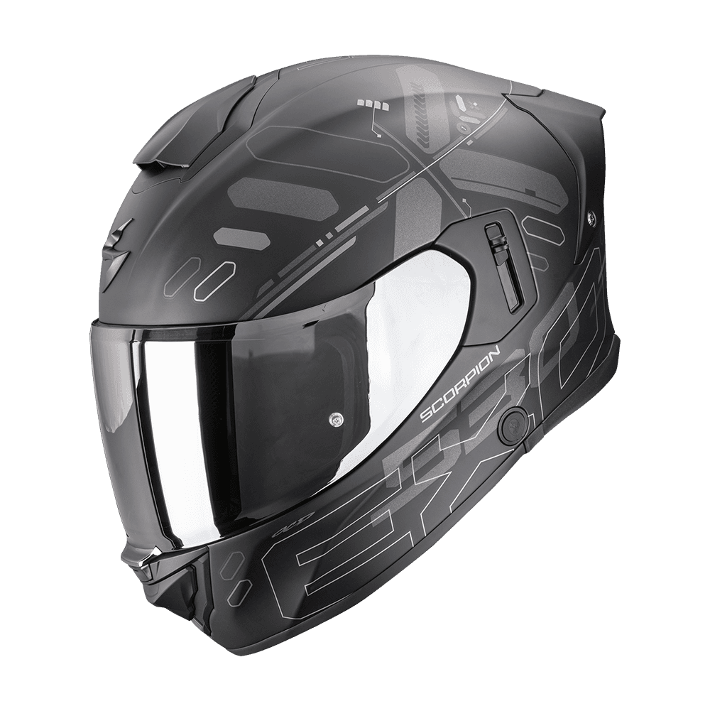 Casco Scorpion EXO-530 Air Fond Negro Gris Mate image_1