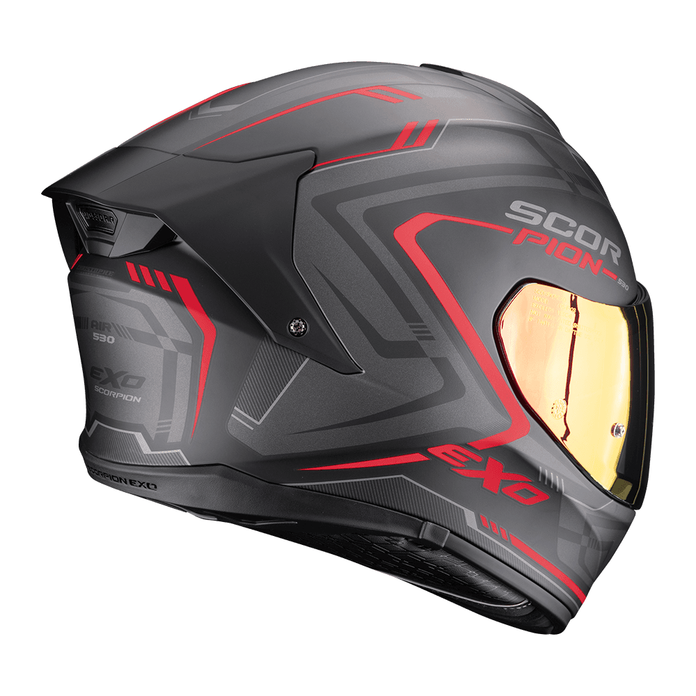 Casco Scorpion EXO-530 Air Slope Negro Rojo Mate Casco Scorpion EXO-530 Air Slope Negro Rojo Mate
