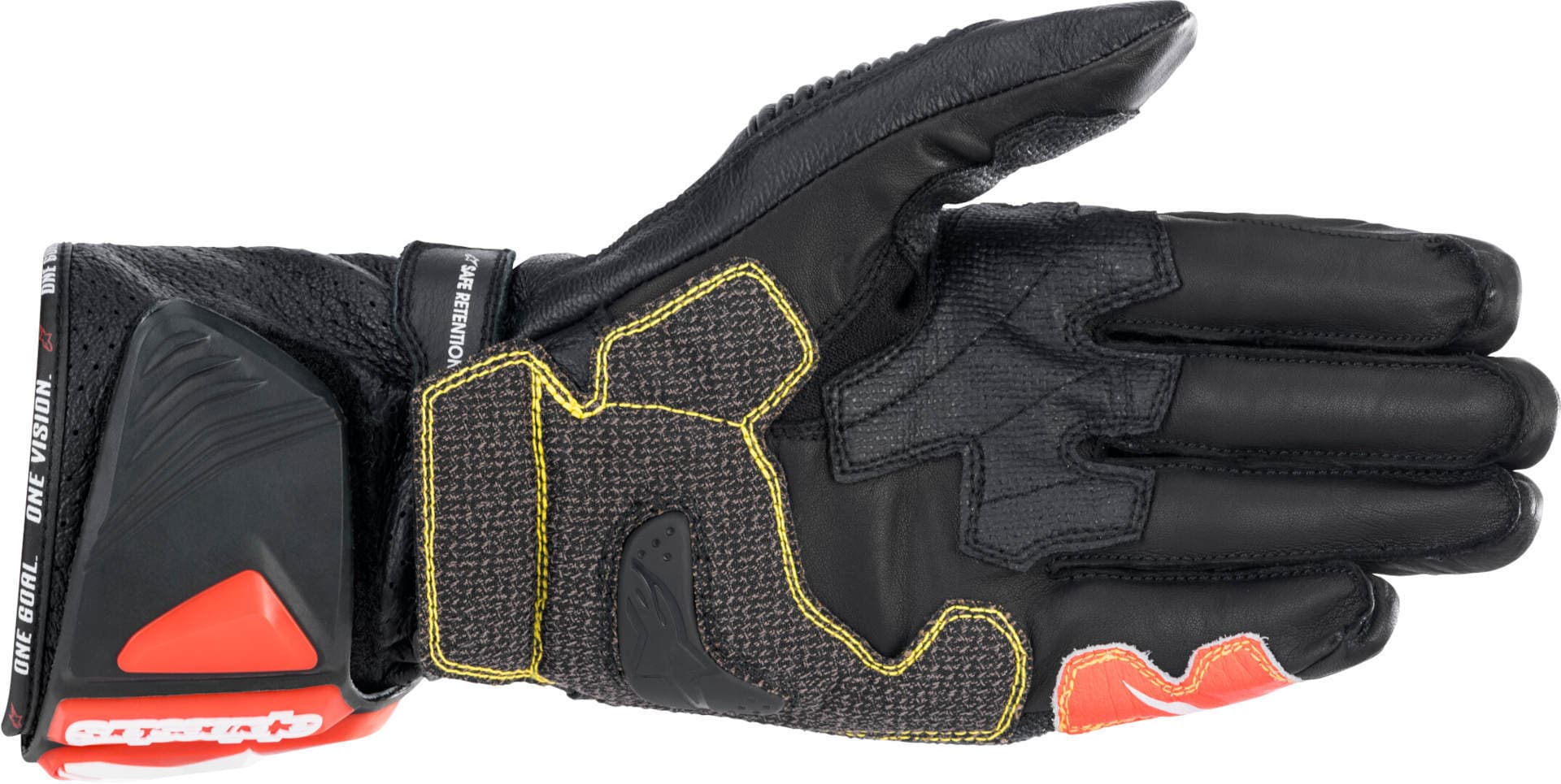 Guantes Alpinestars GP Tech V2 Negro Blanco Rojo F Guantes Alpinestars GP Tech V2 Negro Blanco Rojo F
